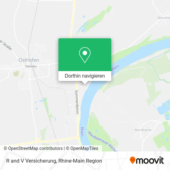 R and V Versicherung Karte