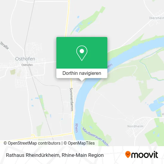 Rathaus Rheindürkheim Karte
