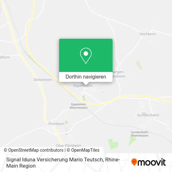 Signal Iduna Versicherung Mario Teutsch Karte