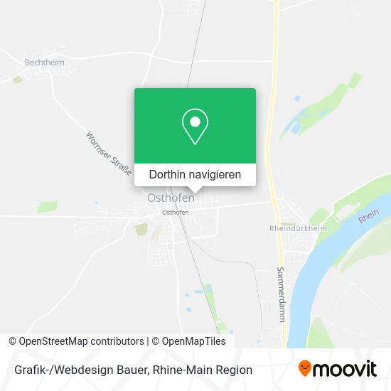 Grafik-/Webdesign Bauer Karte