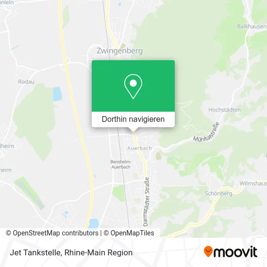 Jet Tankstelle Karte