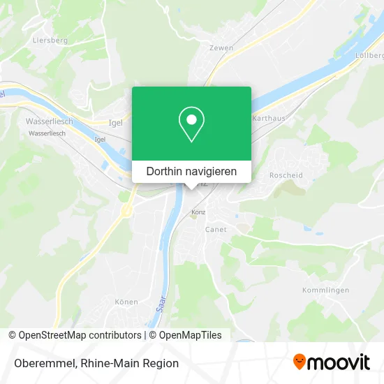 Oberemmel Karte