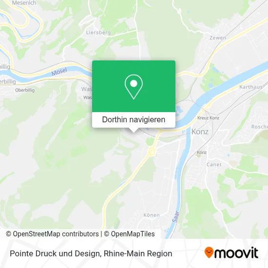 Pointe Druck und Design Karte