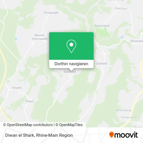 Diwan el Shark Karte