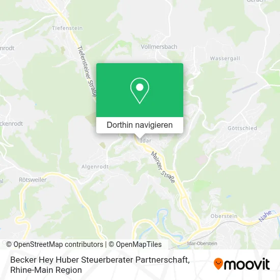 Becker Hey Huber Steuerberater Partnerschaft Karte