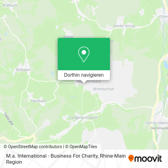 M.a. International - Business For Charity Karte