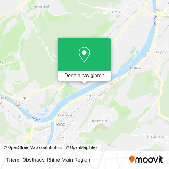 Trierer Obsthaus Karte