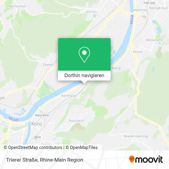 Trierer Straße Karte