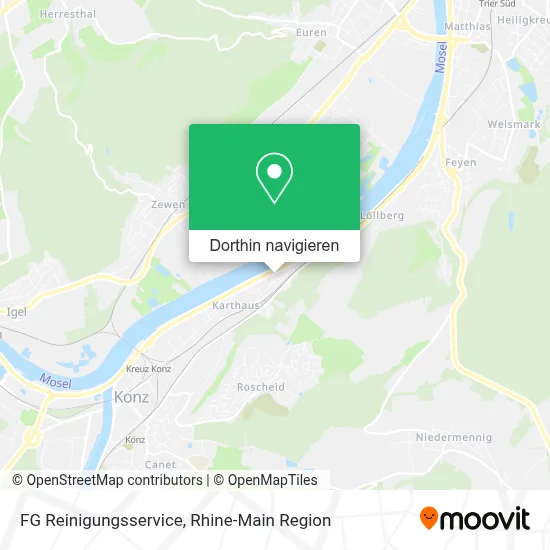 FG Reinigungsservice Karte