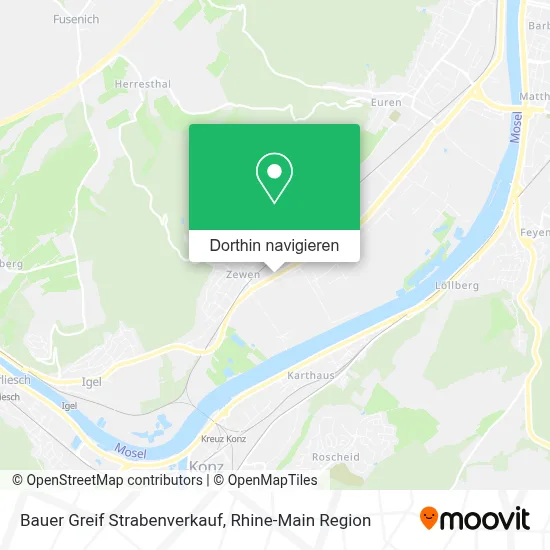 Bauer Greif Strabenverkauf Karte