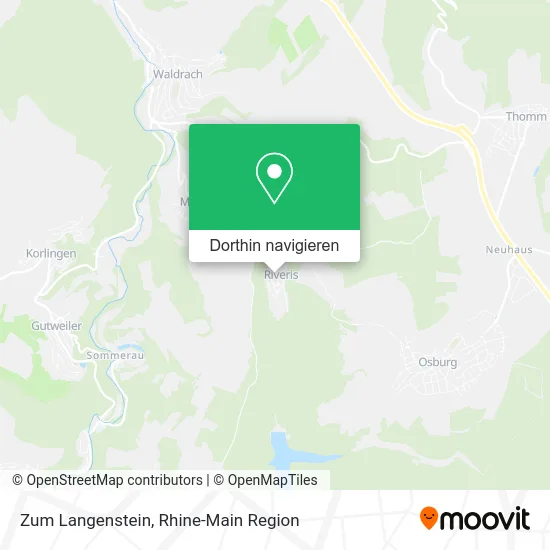 Zum Langenstein Karte