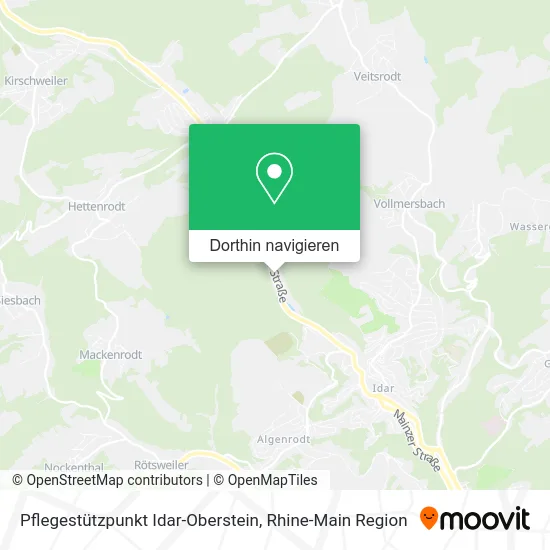 Pflegestützpunkt Idar-Oberstein Karte
