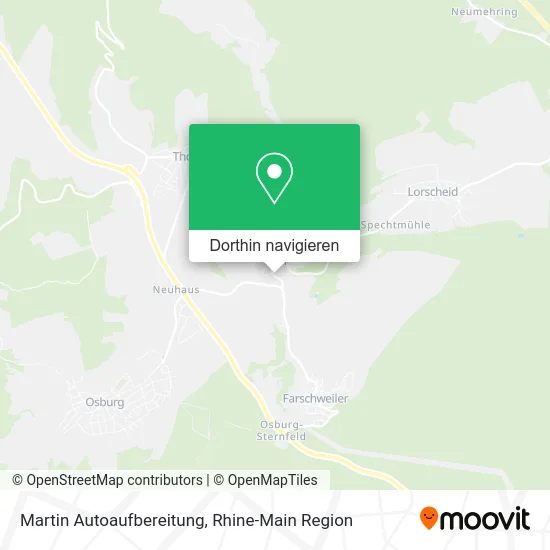 Martin Autoaufbereitung Karte