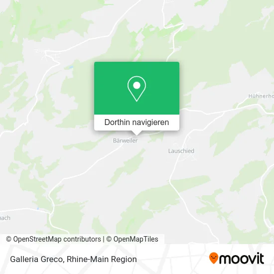 Galleria Greco Karte