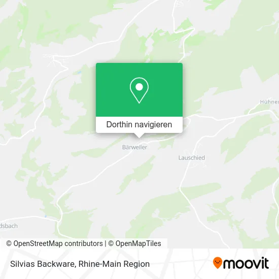 Silvias Backware Karte