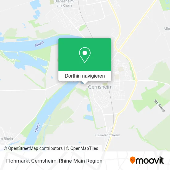 Flohmarkt Gernsheim Karte