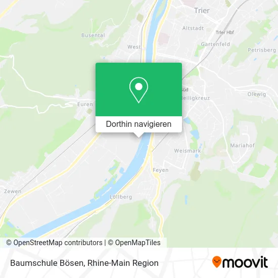 Baumschule Bösen Karte