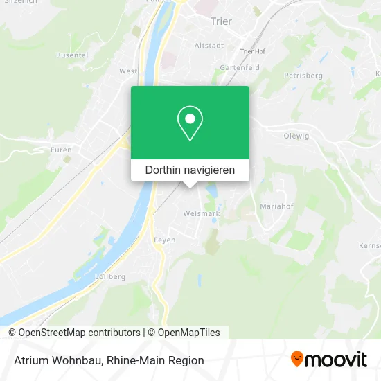 Atrium Wohnbau Karte