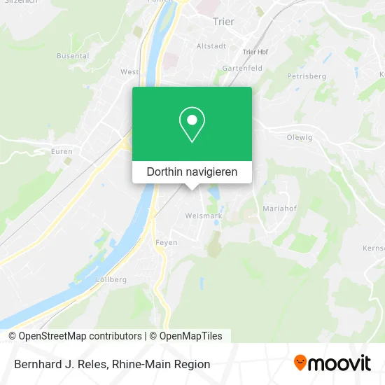 Bernhard J. Reles Karte