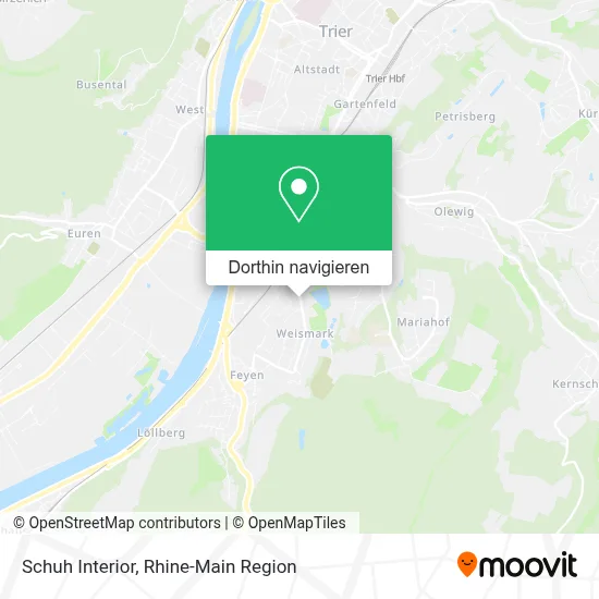 Schuh Interior Karte