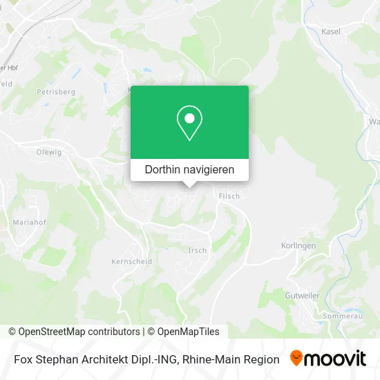 Fox Stephan Architekt Dipl.-ING Karte