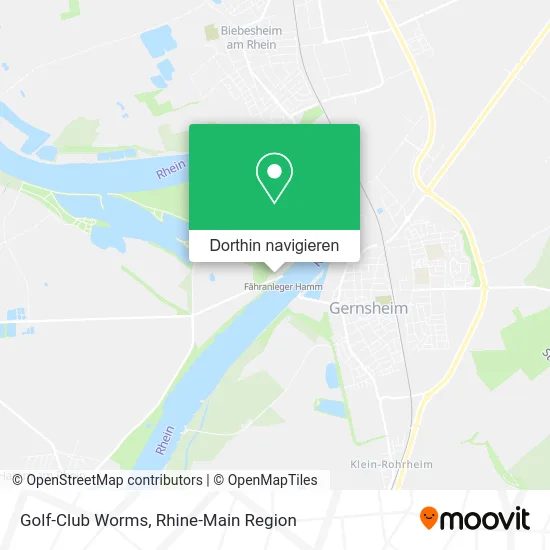 Golf-Club Worms Karte