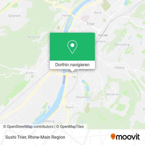 Sushi Trier Karte