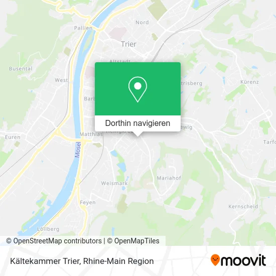 Kältekammer Trier Karte