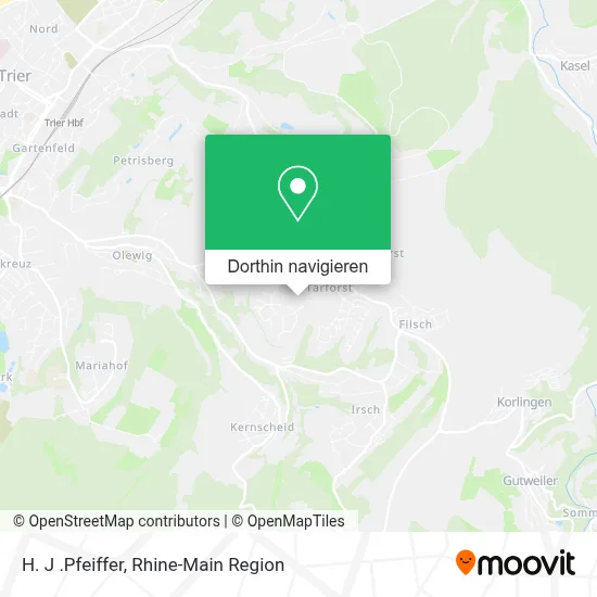 H. J .Pfeiffer Karte