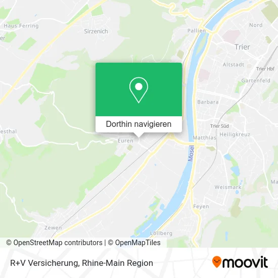 R+V Versicherung Karte