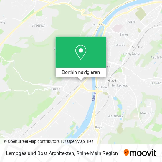 Lempges und Bost Architekten Karte