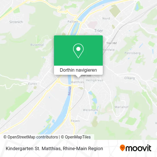 Kindergarten St. Matthias Karte