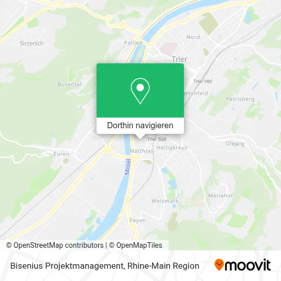 Bisenius Projektmanagement Karte