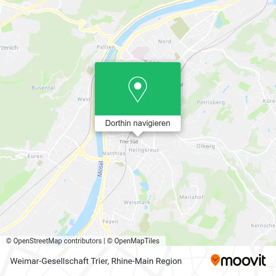 Weimar-Gesellschaft Trier Karte