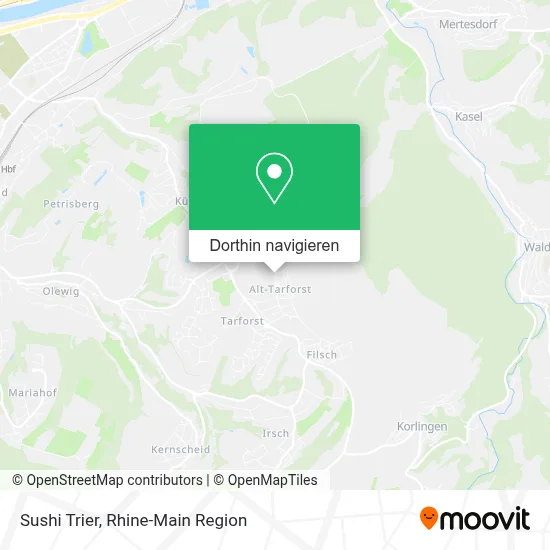 Sushi Trier Karte