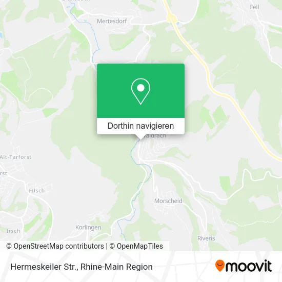 Hermeskeiler Str. Karte
