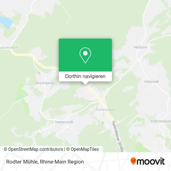 Rodter Mühle Karte