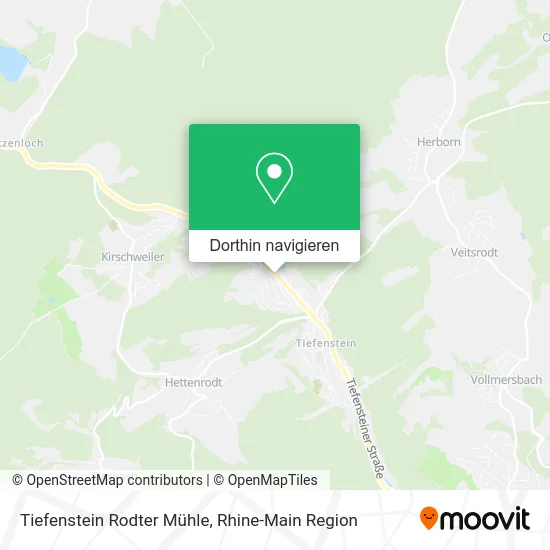Tiefenstein Rodter Mühle Karte