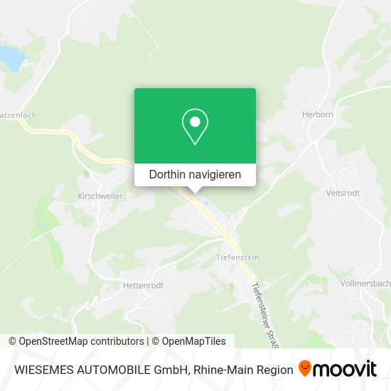 WIESEMES AUTOMOBILE GmbH Karte