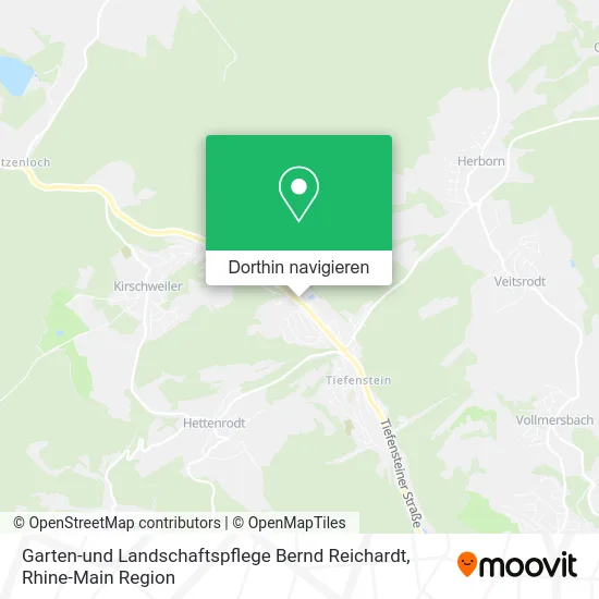 Garten-und Landschaftspflege Bernd Reichardt Karte