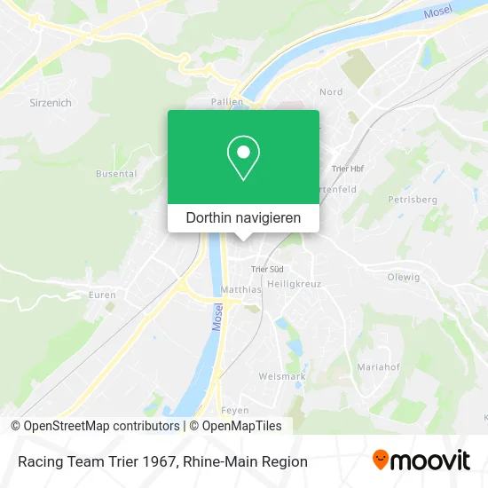 Racing Team Trier 1967 Karte