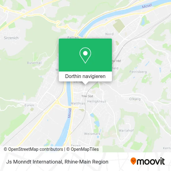 Js Monndt International Karte