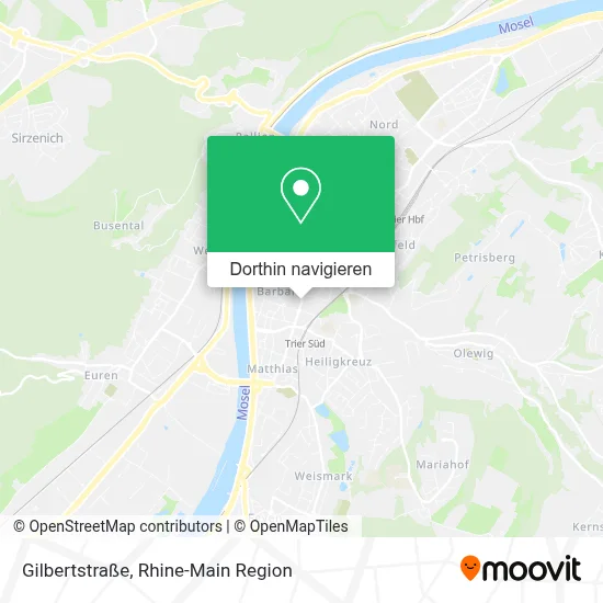 Gilbertstraße Karte