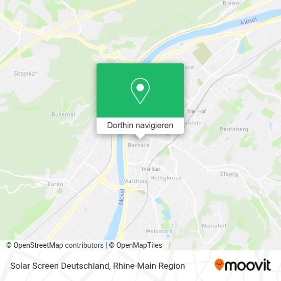 Solar Screen Deutschland Karte