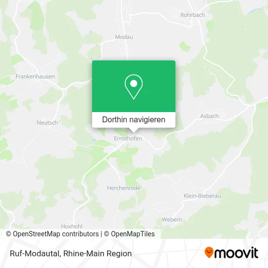 Ruf-Modautal Karte