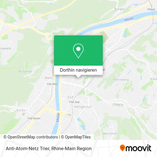 Anti-Atom-Netz Trier Karte