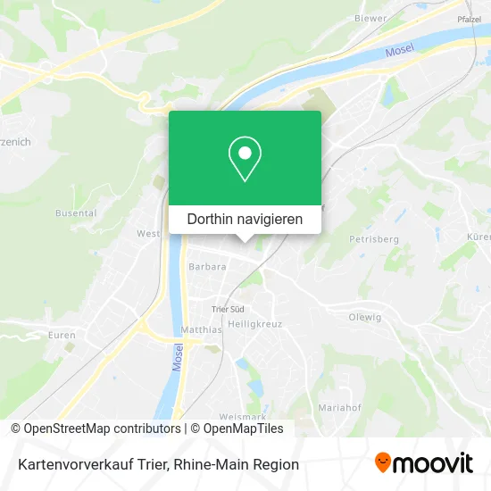 Kartenvorverkauf Trier Karte