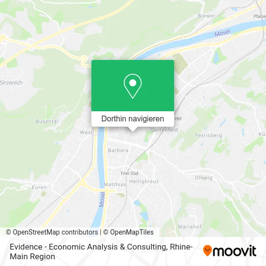 Evidence - Economic Analysis & Consulting Karte