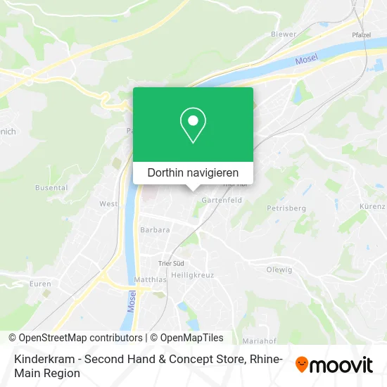 Kinderkram - Second Hand & Concept Store Karte