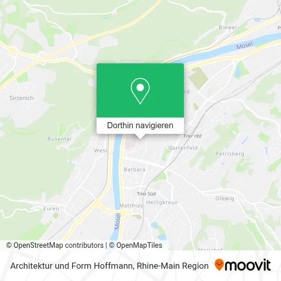 Architektur und Form Hoffmann Karte